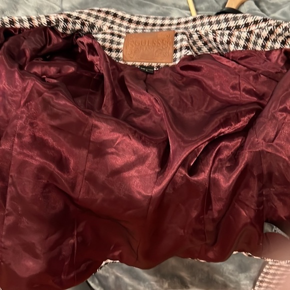 Guess Houndstooth Jacket with Belt - Picture 8 of 10